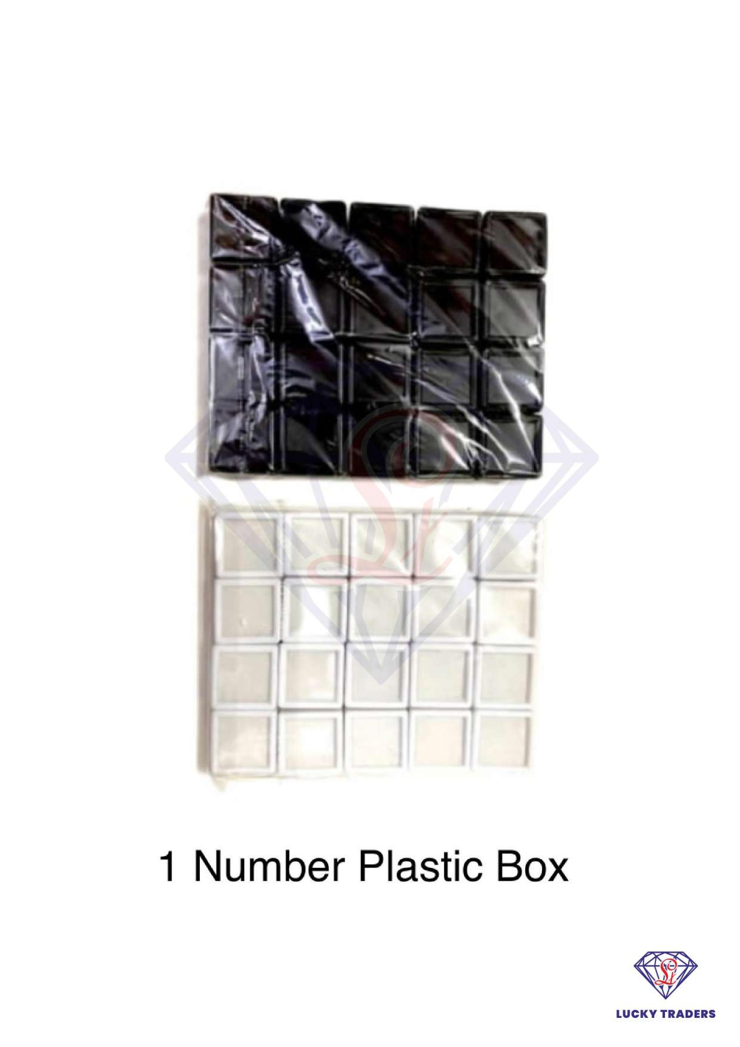 1 Number Plastic Box