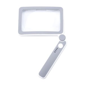 10 LED Power Indicator Rectangle Magnifier 5X
