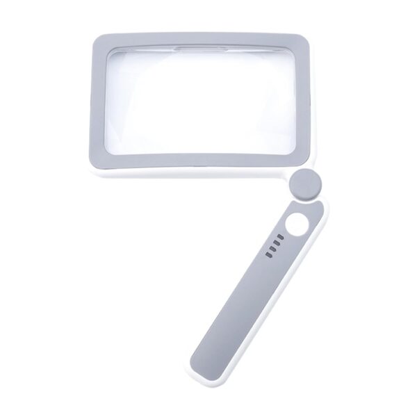 10 LED Power Indicator Rectangle Magnifier 5X