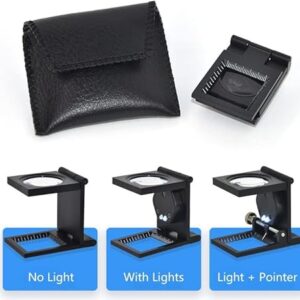 10X Microscope Folding Magnifier