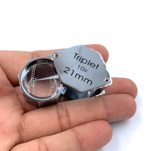 10x Hexagon Lens Eye Loupe 21mm