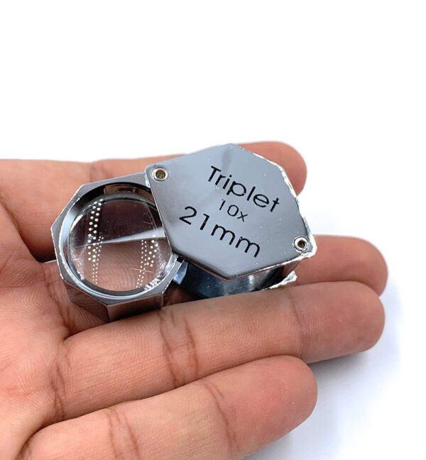 10x Hexagon Lens Eye Loupe 21mm - Image 3
