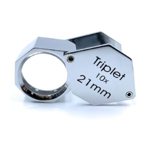 10x Hexagon Lens Eye Loupe 21mm
