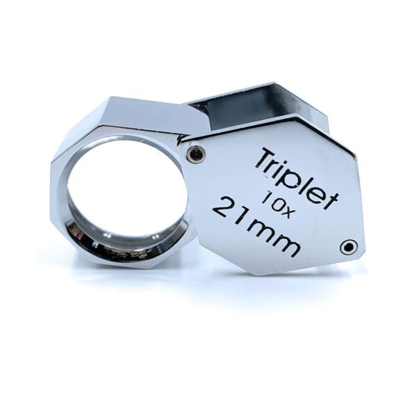 10x Hexagon Lens Eye Loupe 21mm - Image 2