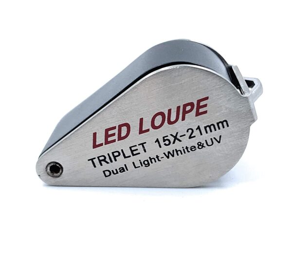 15x Dual LED Lamp & UV Light Lens Eye Loupe 21mm - Image 4