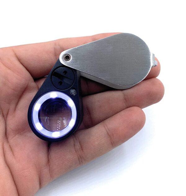 15x Dual LED Lamp & UV Light Lens Eye Loupe 21mm - Image 3