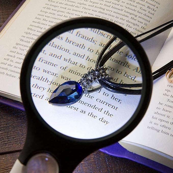 3 LED Light Reading Hand Held Magnifier - Image 6