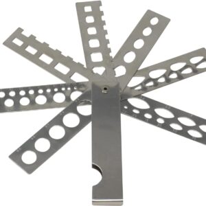 Jewelry Measuring Ruler Tool, Multipurpose Diamond Stone Gem Gauge