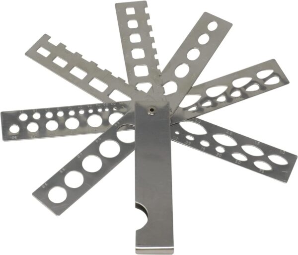 Jewelry Measuring Ruler Tool, Multipurpose Diamond Stone Gem Gauge - Image 4
