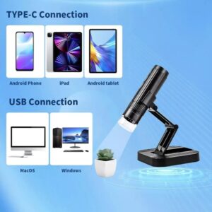 Portable Digital Microscope 50-1000X Magnification