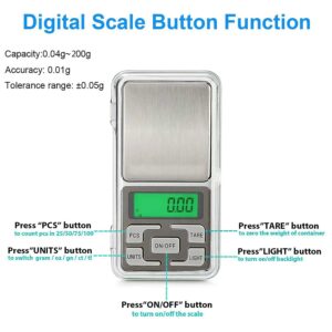 Digital Pocket Scale MH 200gm