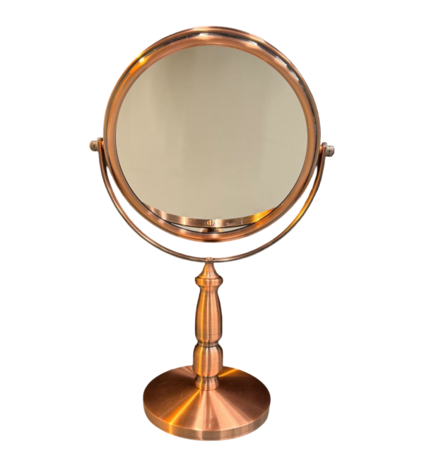 Mirror 8" Round Antique