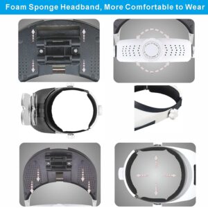 Large Lens Head Magnifier Headband Magnifying Glass
