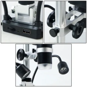 Portable Digital Microscope 9 inch LCD Display, 10MP, 2000x