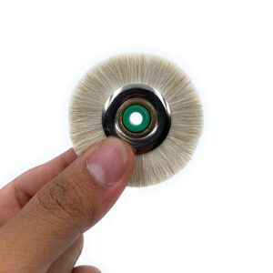 Soft White Nylon Bristle Polishing Brush