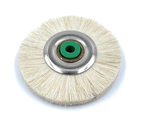 Soft White Nylon Bristle Polishing Brush