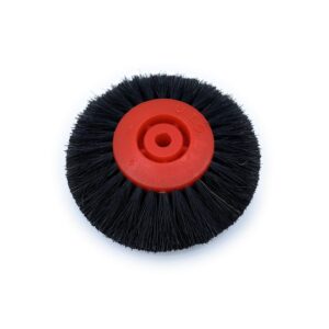 Stiff Black Nylon Bristle Polishing Brush