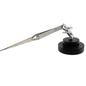 Third Hand Round Base & Cross-Locking Tweezer