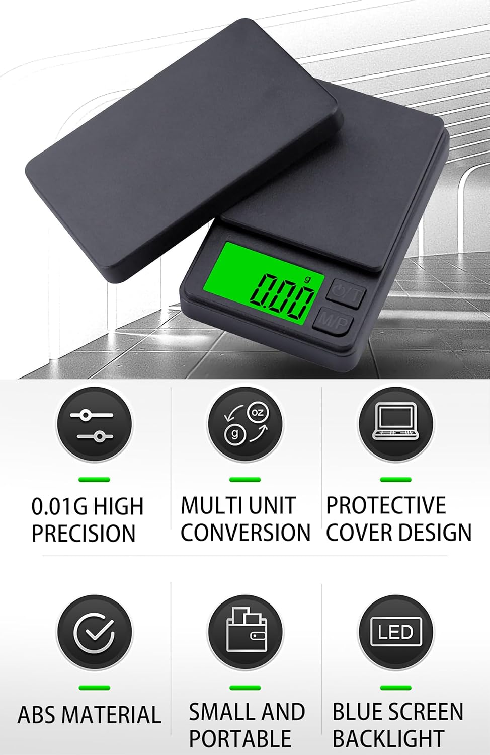 Weigh Gram Scale Digital Pocket Scale 1000g x 0.01g - Image 6