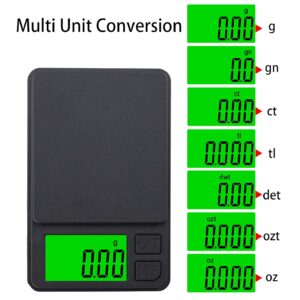 Weigh Gram Scale Digital Pocket Scale 1000g x 0.01g