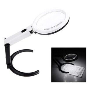 10 LED plug in desk type handheld dual purpose Magnifier