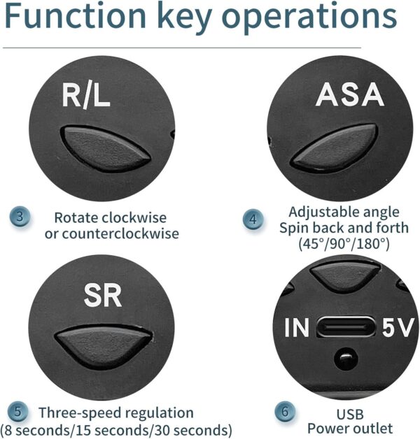 3 in 1 Turn Table (Rotation) with Remote - Image 5