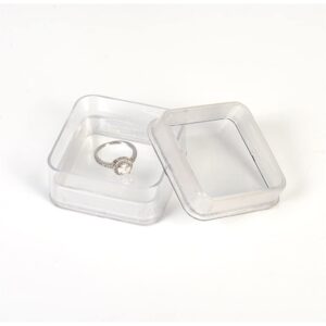 Practical Elasticity Membrane Jewelry Store Box Transparent