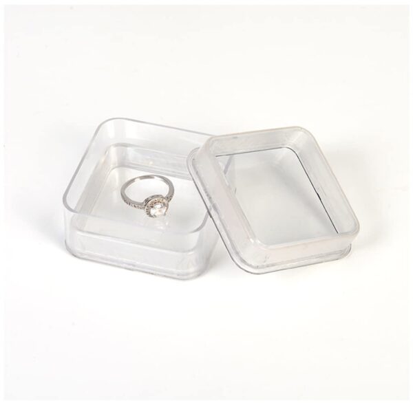 Practical Elasticity Membrane Jewelry Store Box Transparent