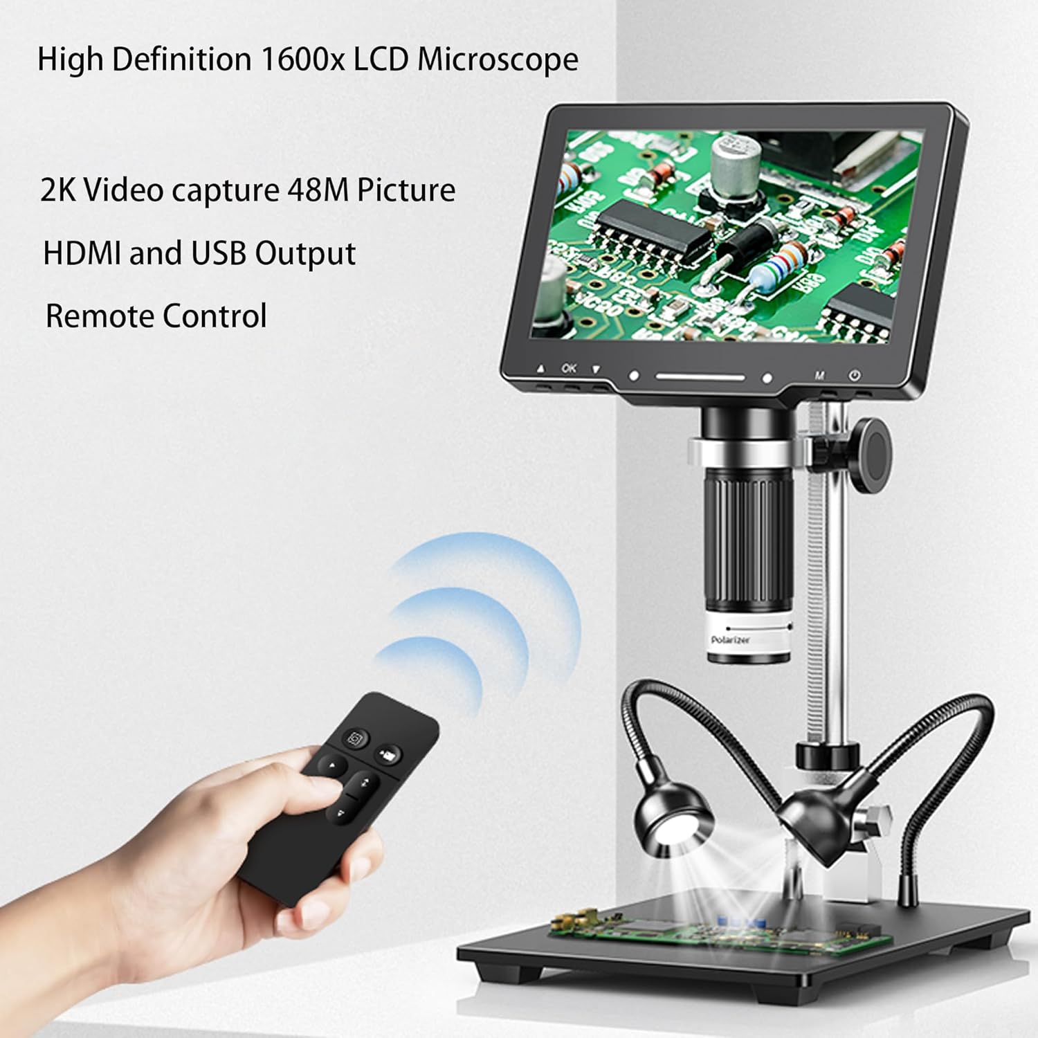 1600x 10.1 inch Digital Microscope - Image 2