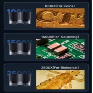2500x 10.1inch with 3 Lens Digital Microscope