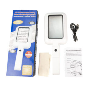 3x Foldable Magnifier with 18 LED Light