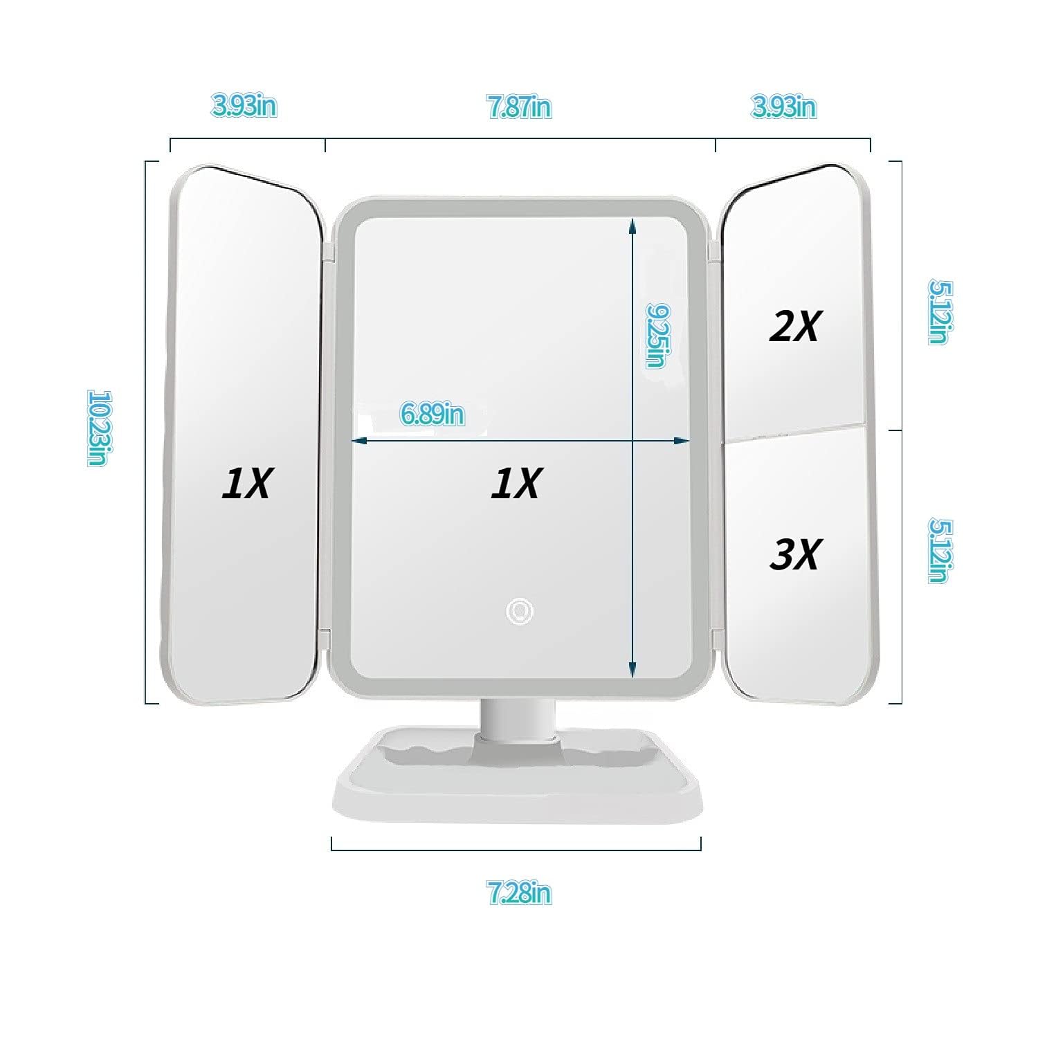 Vanity Mirror with Lights - Image 3