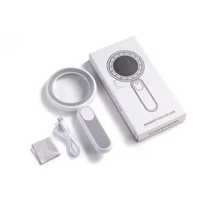 Handheld Magnifying Glass with 21 LED