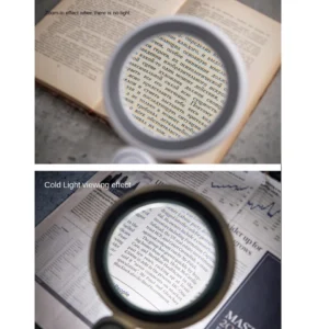Handheld Magnifying Glass with 21 LED