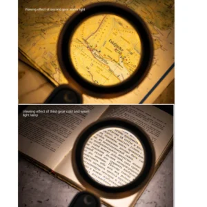 Handheld Magnifying Glass with 21 LED