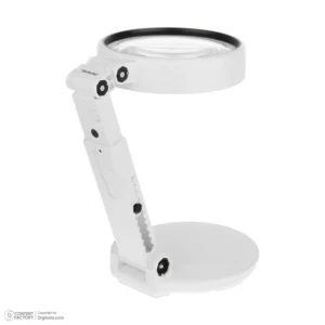 Magnifier with 6 LED