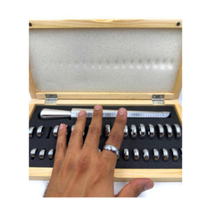 Ring Sizing Set Including Ring Stick & Ring Sizer Gauge