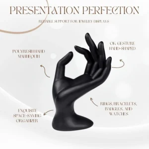 Table Top Jewelry Display Ring Hand Statue Stand