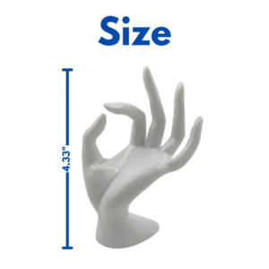 Table Top Jewelry Display Ring Hand Statue Stand