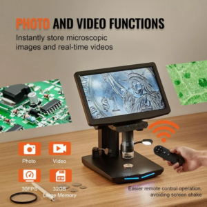 10x-1300x 10.1" IPS Display W10 Digital Microscope