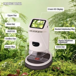 1000x Handheld Microscope,2" HD Screen, Portable