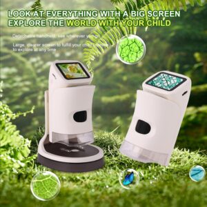 1000x Handheld Microscope,2" HD Screen, Portable
