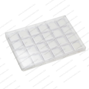 24pcs Gemstone Display Box Tray